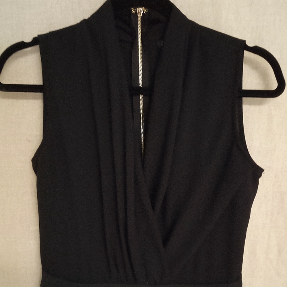 Shinestar Collection Black Jumpsuit, Size M